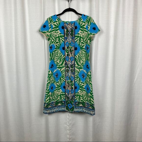 Lilly Pulitzer Layton Shift Dress in Sea Oat Ikat Sz.S - Picture 5 of 15